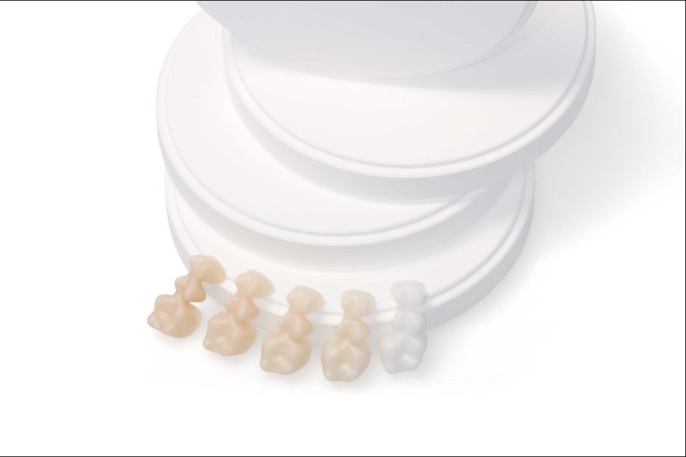 Yo Zirconia Smile Series Non-Colored Dental Zirconia Ceramic Blocks for Full Crown, Inner Crown and Bridge