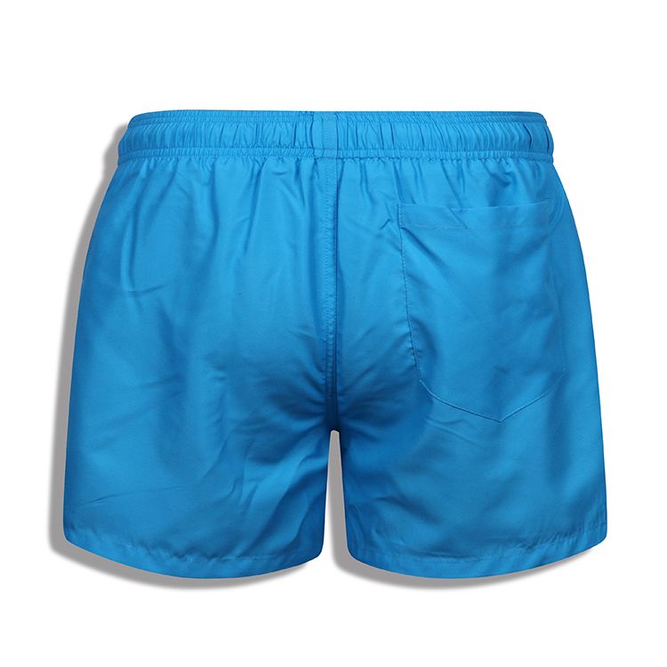 Blue Plain Color Wholesale 100% Polyester Swim Shorts for Men Australi