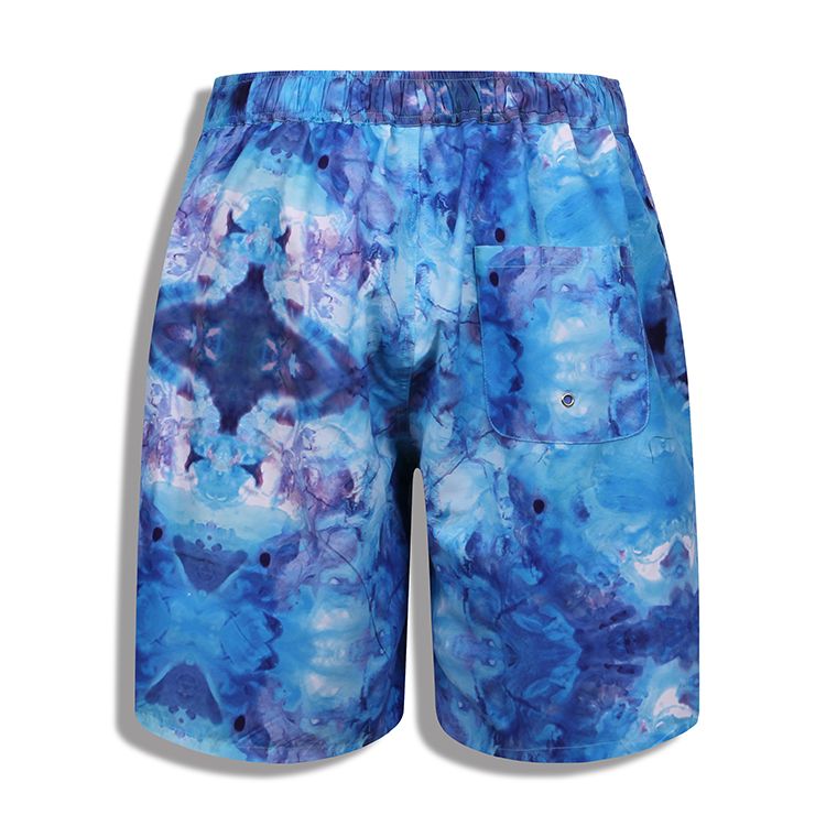 Wholesale Recycle 100% Polyester Swim Trunks Board Shorts for Men Swim