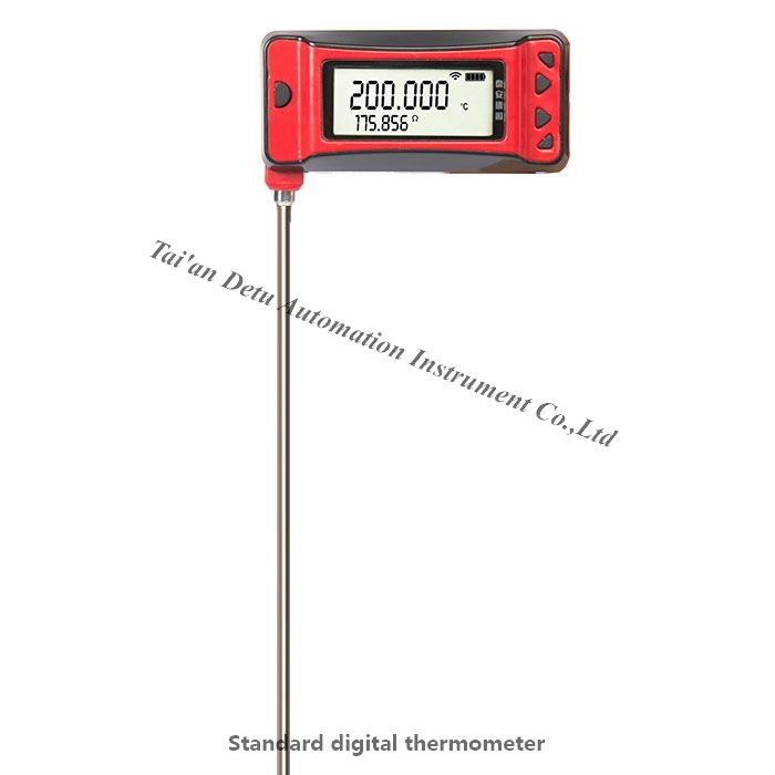 "Stick" handheld high precision digital thermometer readout for lab or industrial usage