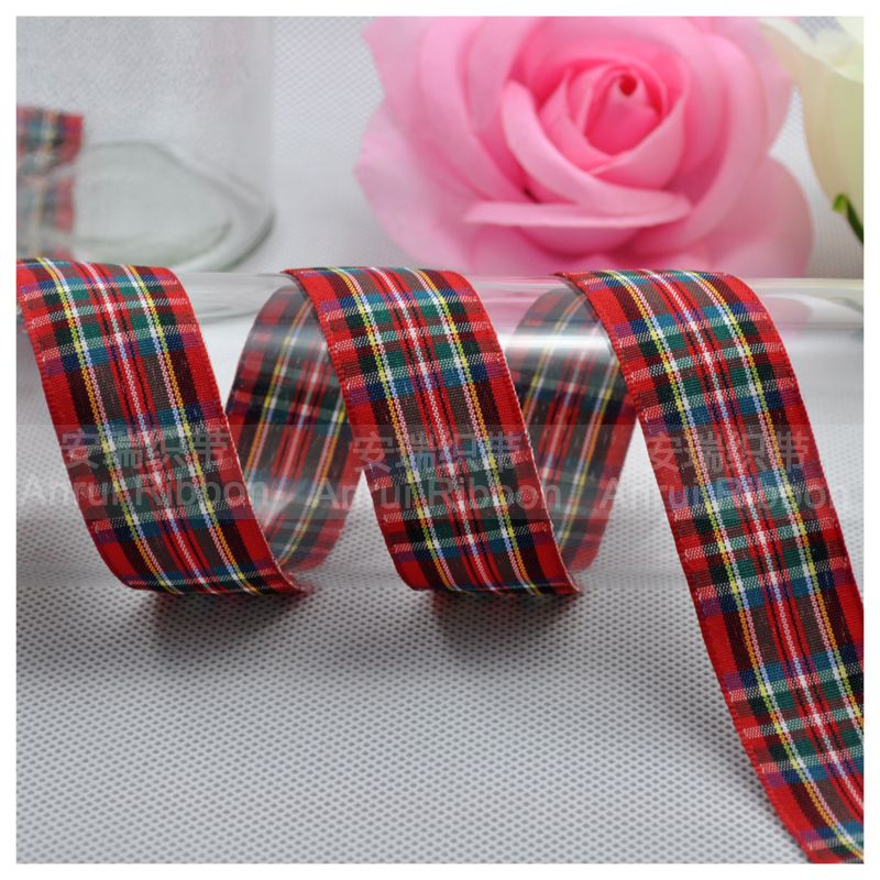 6mm-50mm High Quality Tartan/gingham/scotch Ribbon