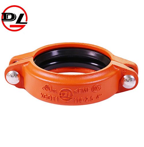 ductile iron grooved pipe fitting pipe coupling