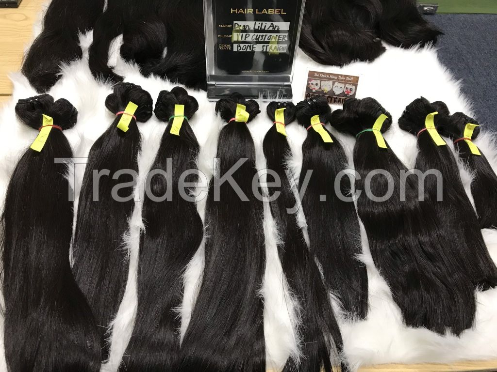 Weft Bone Straight Hair