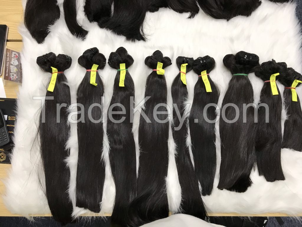 Weft Bone Straight Hair