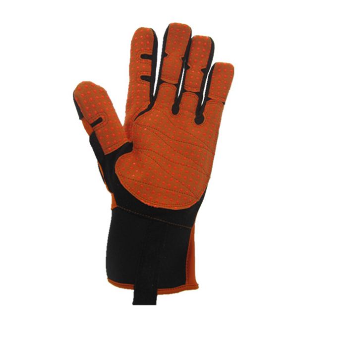 SONICE GLOVE high impact resistant orange mechanic gloves 
