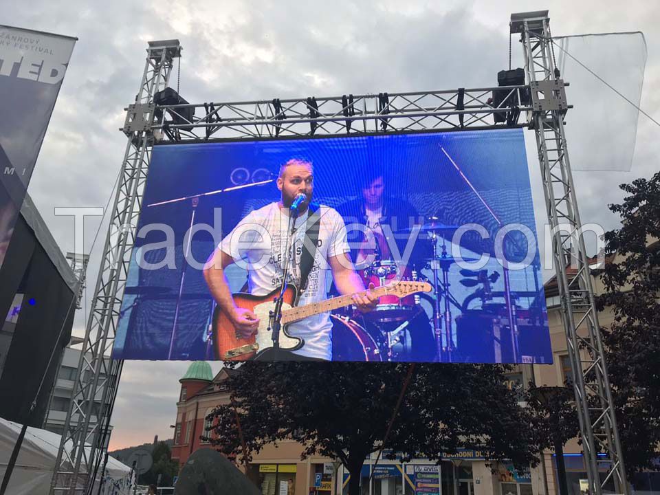 Easy installation Outdoor 500*500mm LED Display Video Wall/Stage Rental Dance LED Screen