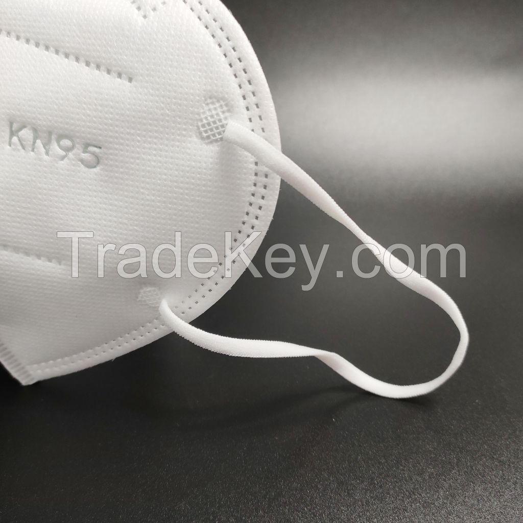 Anti White Nonwoven Disposable KKN95 Mask with Facemask in Stock China Factory KN95