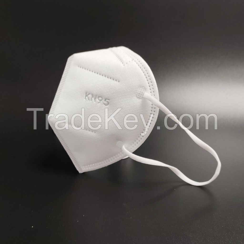 KN95 Face Mask Disposable Anti-dust Non Valve Mask with GB2626 2006 mask 5 layers