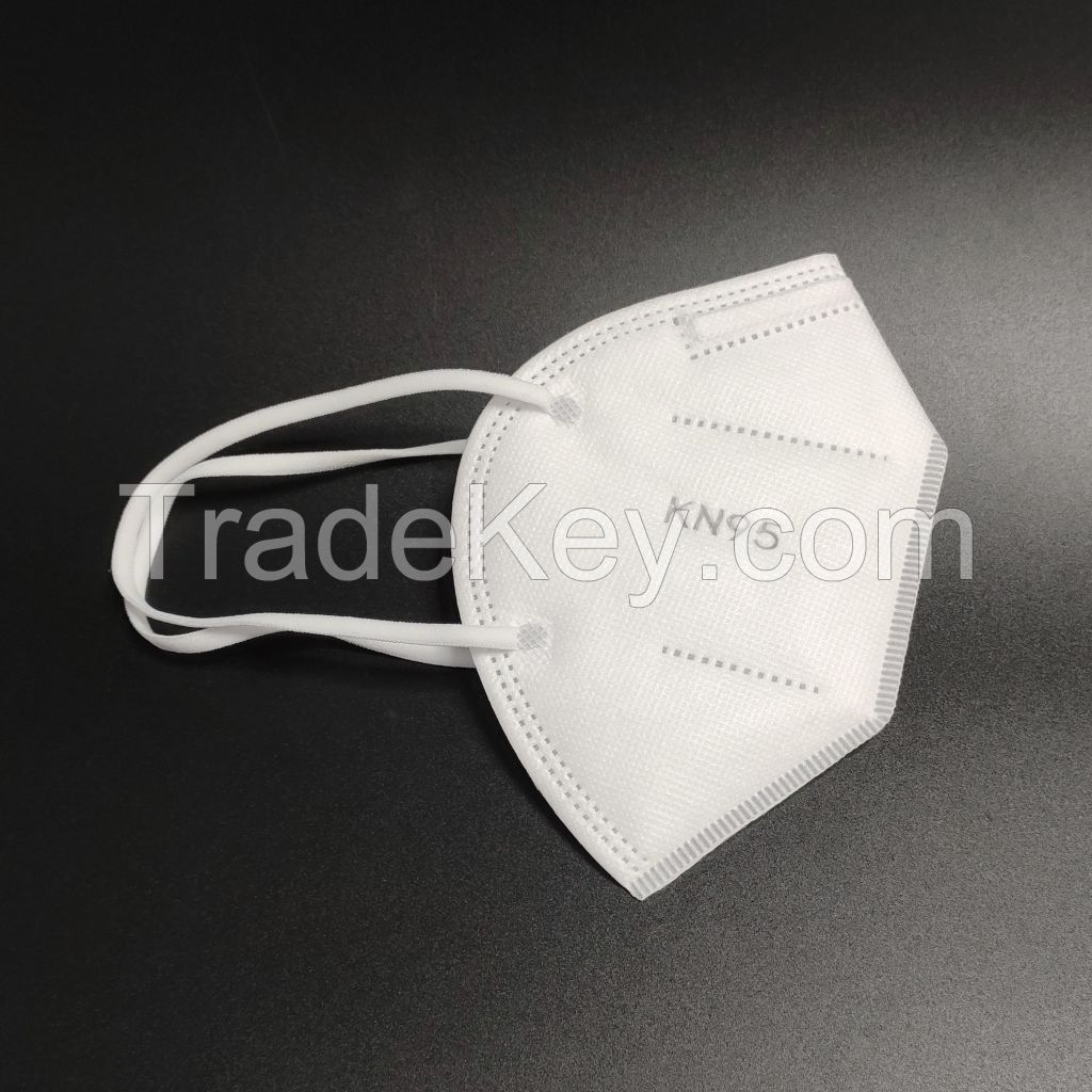 Anti White Nonwoven Disposable KKN95 Mask with Facemask in Stock China Factory KN95