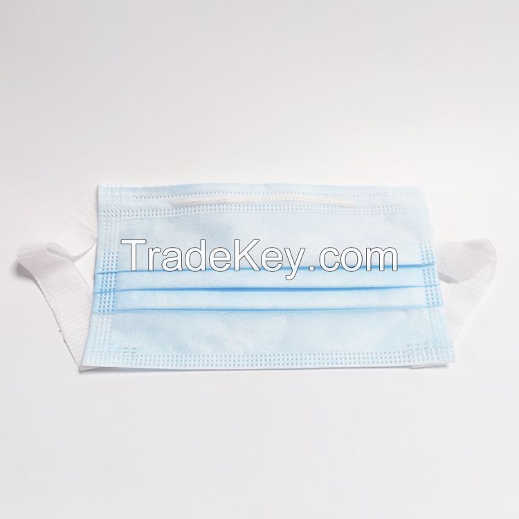 3ply Disposable Mask with Melt-blown fabric