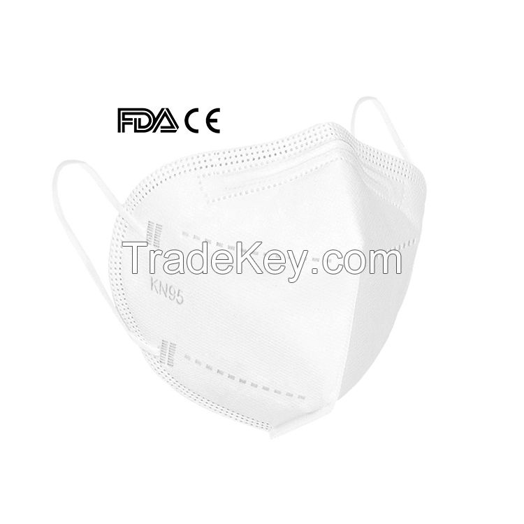 Nonwoven KN95 anti dust pollution particulate mouth mask with earloop