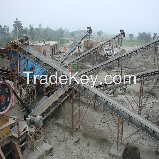 Rubber belt conveyor conveying handling equipment