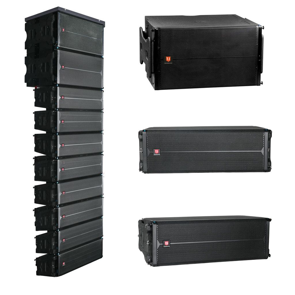 LA-210&LA-215B Line array dual 10â€™â€™ woofer line array 2*10"LF , 2*1.75"HF and double 15" sub woofer