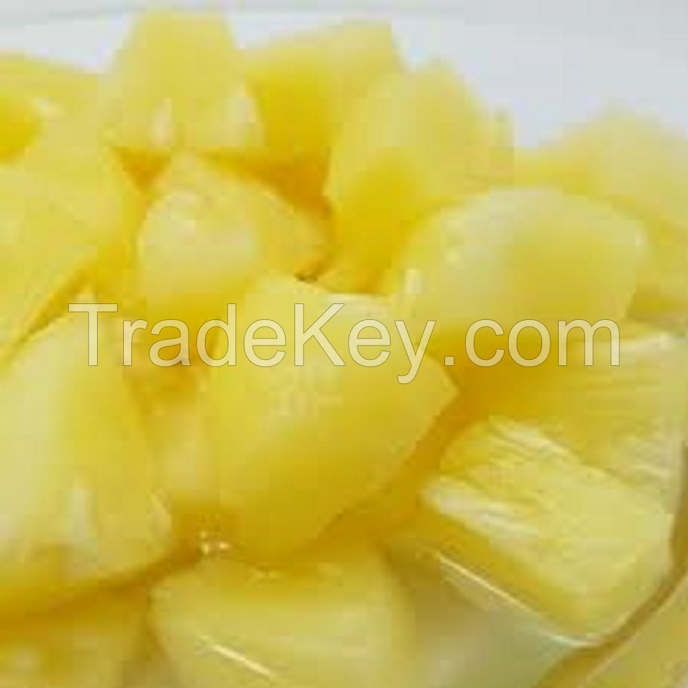 Best specifications canned pineapple tidbits in light syrup 3000g
