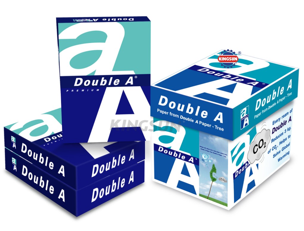 Double A a4 paper 80gsm Copy Paper 500 Sheet Ream from Thailand