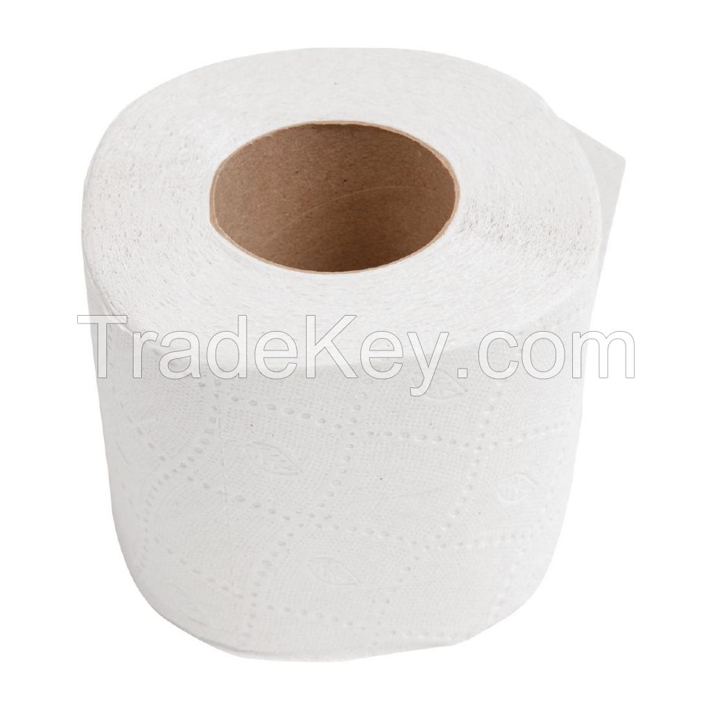 Hot sale 4 ply bathroom toilet paper toilet tissue paper roll