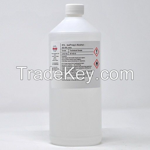 High purity 99.9% Isopropyl alcohol / IPA solvent with good price