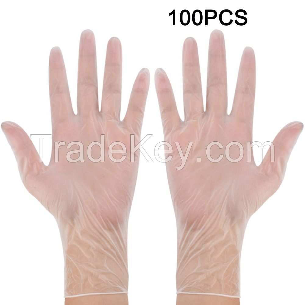 Biodegradable Waterproof Nitrile Powder Free Vinyl Rubber PVC Strong Disposable Hand Paper Gloves Plastic Latex Examination Free