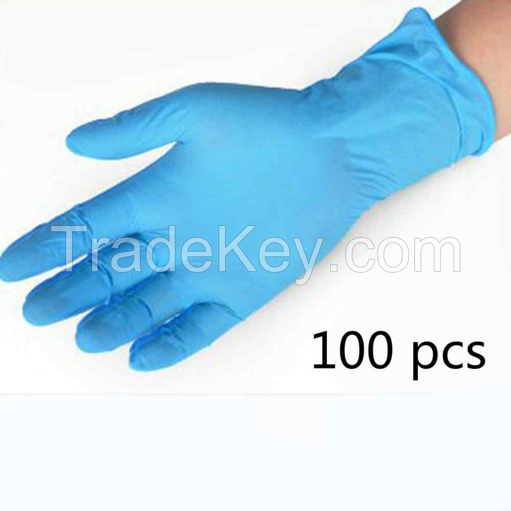 Biodegradable Waterproof Nitrile Powder Free Vinyl Rubber PVC Strong Disposable Hand Paper Gloves Plastic Latex Examination Free