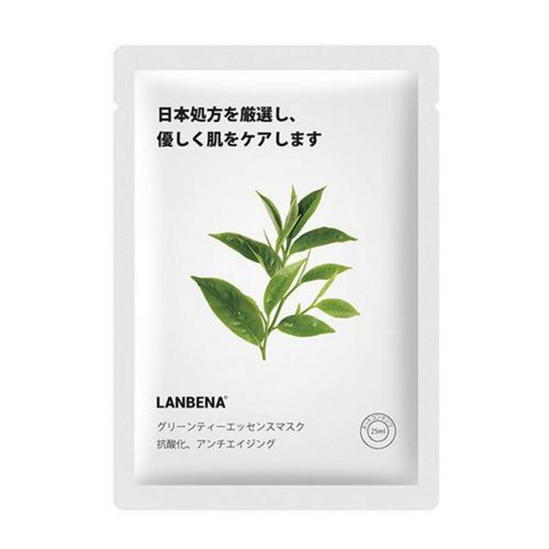 1 PC LANBENA Fruit Facial Mask Advanced Formula Whitening Moisturizing Water Locking Plant Extract Fresh Sheet Face Mask TSLM1