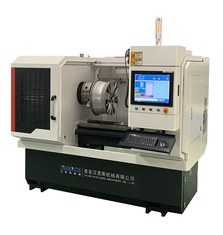 Diamond cut rim repair alloy wheel repair machine