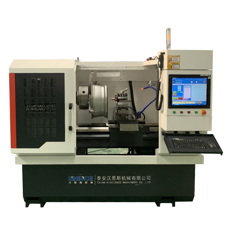 Automatic diamond cut alloy wheel repair machine lathe