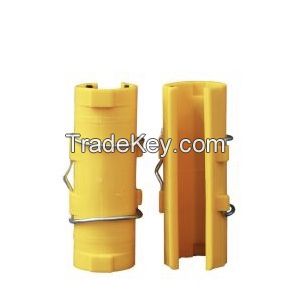 Plastic patching clip for scaffolding