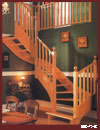 solid wooden stairs DMS-7508