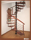 Sell steel and solid wooden stairs DMS-6803