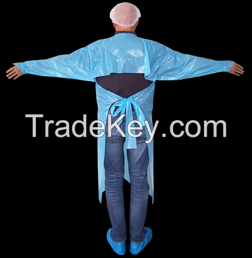 Thumb Hook Apron  (Disposable Medical Apron)