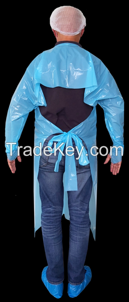 Thumb Hook Apron  (disposable Medical Apron)