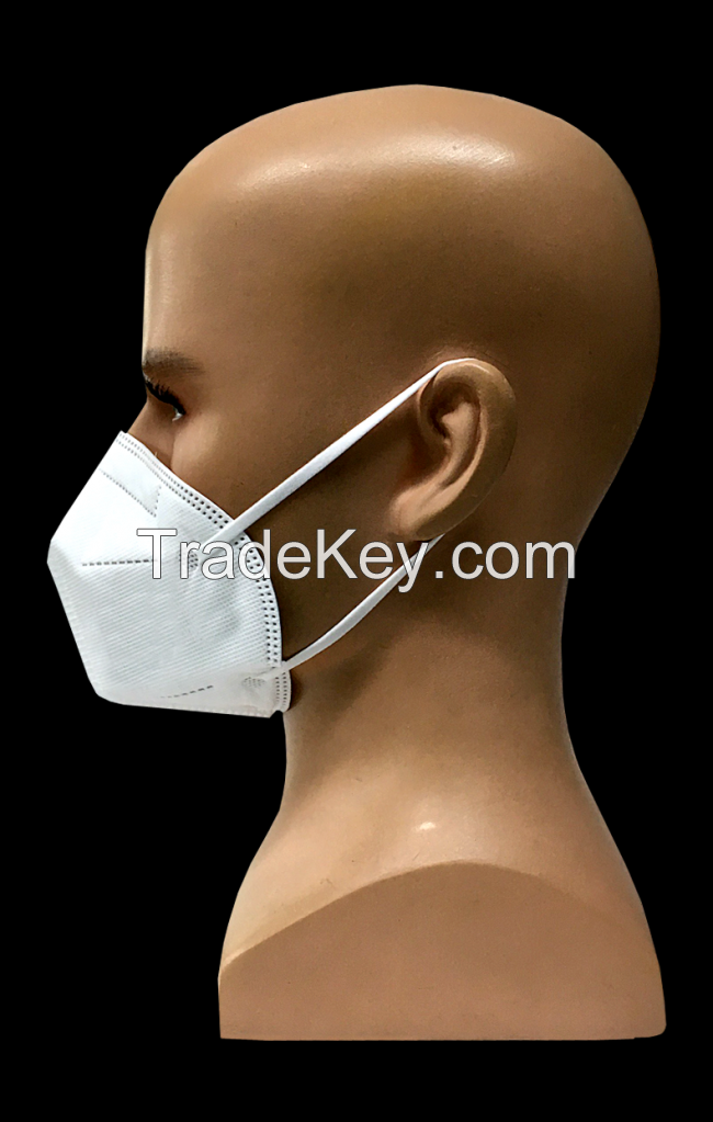 Ffp2 Mask With Head Harness Strap (pm2.5 Particle Filtering Half Mask)