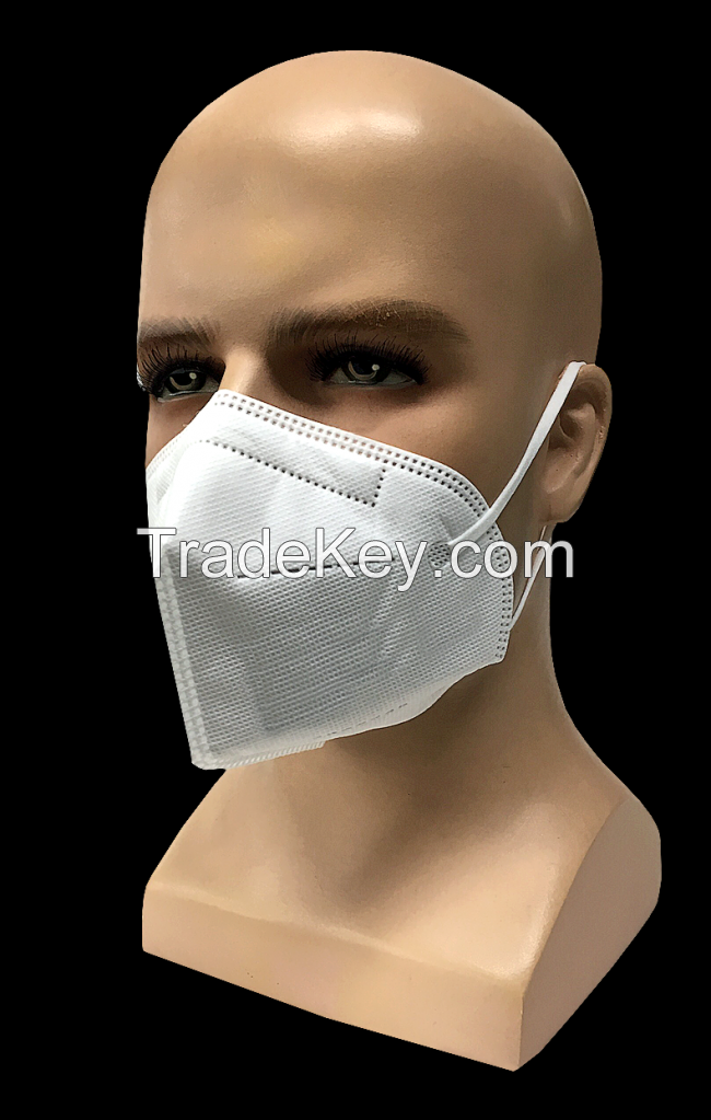 Ffp2 Mask With Head Harness Strap (pm2.5 Particle Filtering Half Mask)