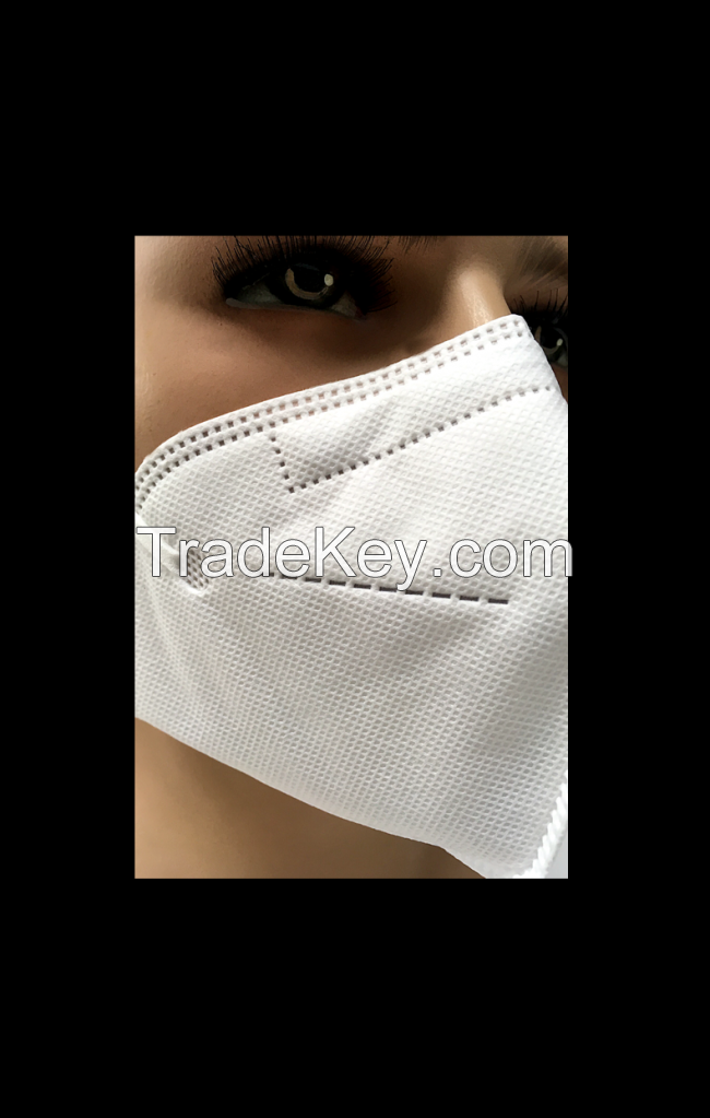 Ffp2 Mask With Head Harness Strap (pm2.5 Particle Filtering Half Mask)