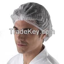 Medical Bouffant Head Cap Non woven Disposable Surgical Mop Clip Head Cover/Caps 
