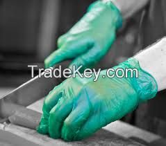 Top Quality Manufacturer 100pcs/box Powder Free Restaurant Use Examination PVC Vinyl Disposable Gloves 