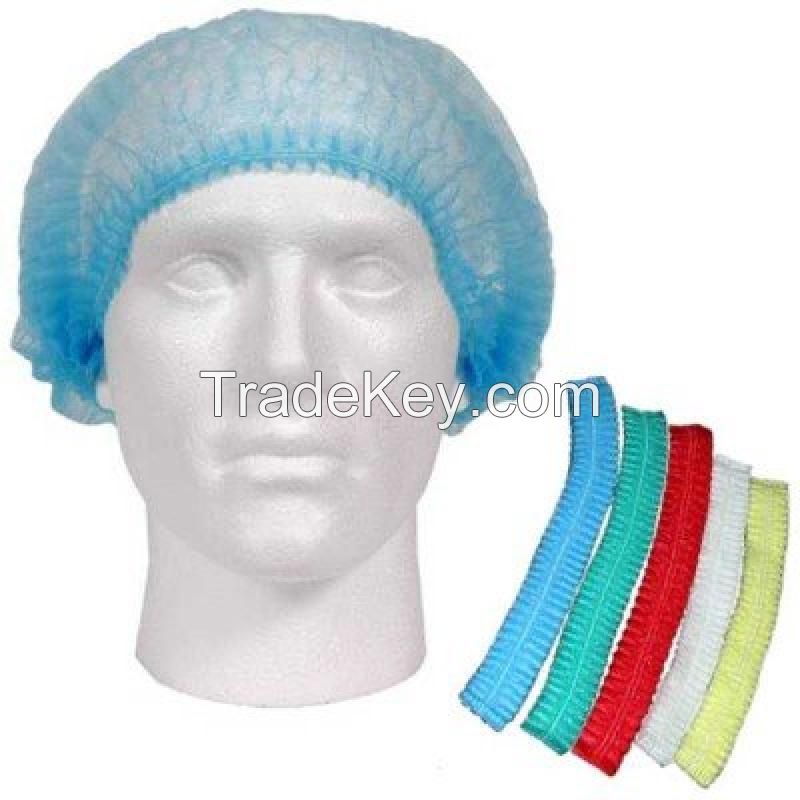 With double elastic PP non woven medical disposable mop cap 