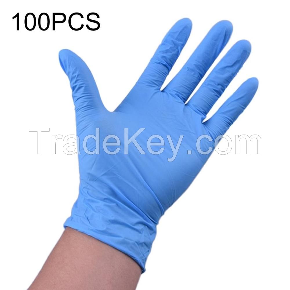 100pcs/box Powder Free Restaurant Use Examination PVC Vinyl Disposable Gloves