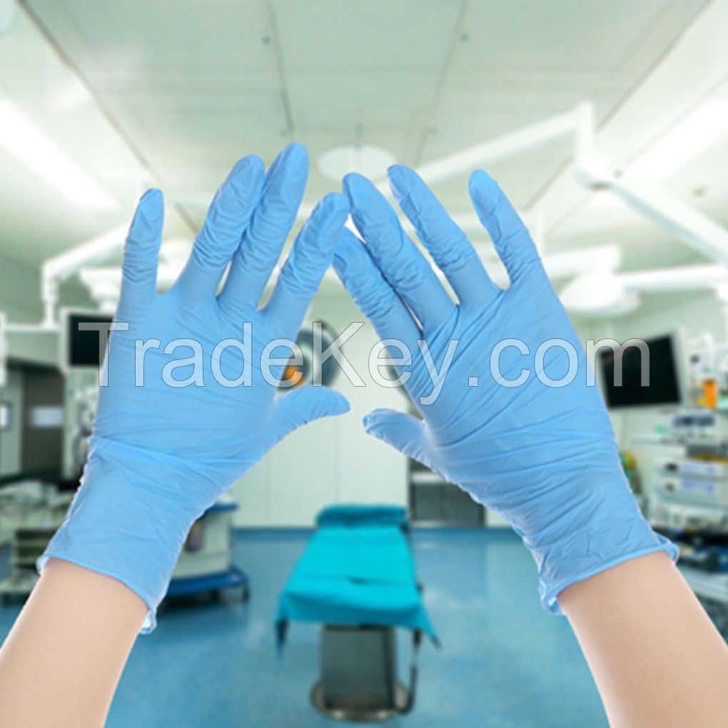 100% High Quality Powder Free Vinyl Transparent PVC Examination Gloves Disposable For Food