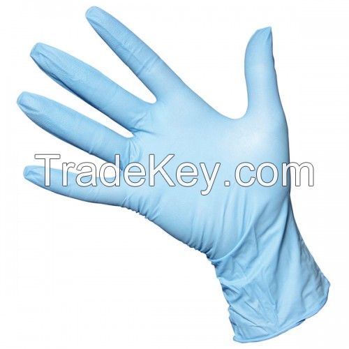 100Pcs Disposable Nitrile Glove Powder Free Examination Gloves Protective Gloves for Home Food Use