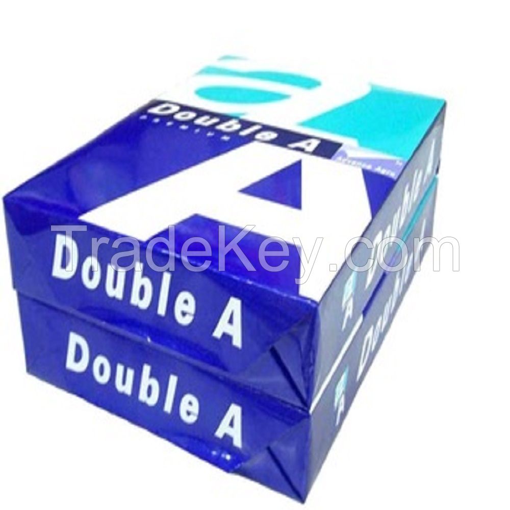 Double A Premium 100% Wood Pulp A4 Copy Paper 80 GSM manufactured in Thailand