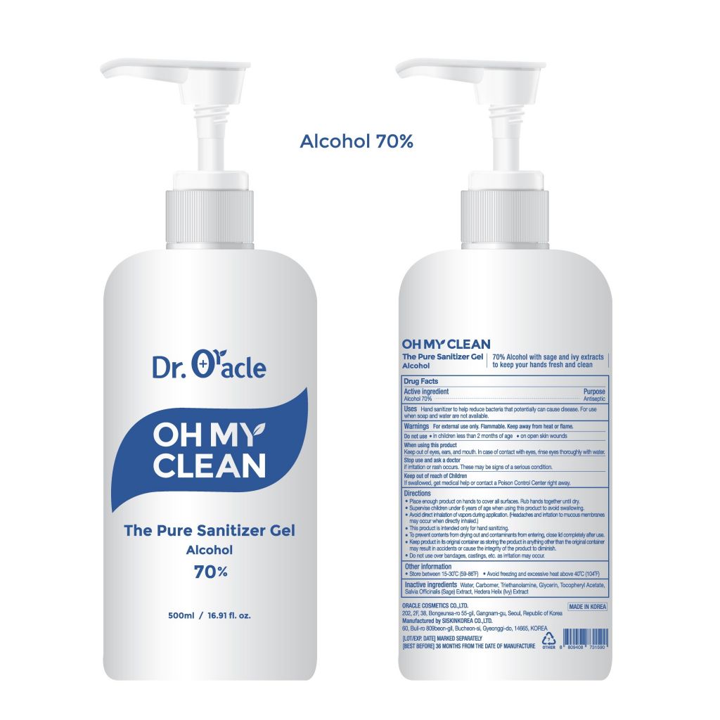 Dr. Oracle Hand Sanitizer Oh My Clean (70%) (100ml, 300ml, 500ml)