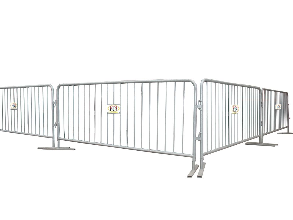 Crowd control steel barricades