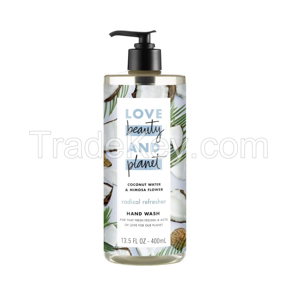 Love Beauty and Planet Radical Refresher Hand Soap Coconut Water and Mimosa Flower 13 5 oz