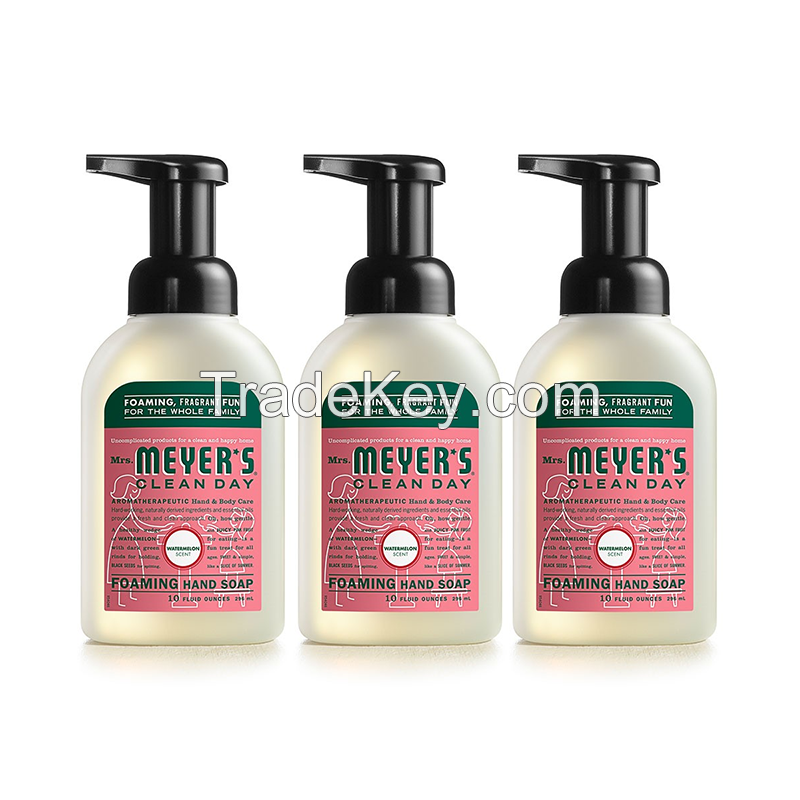3 Pack Mr  Meyer s Clean Day Foaming Hand Soap, Watermelon 10 Oz