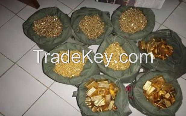 Gold Bars, Gold Nuggets, Gold Sludge, Au Gold Bullion, Raw Gold