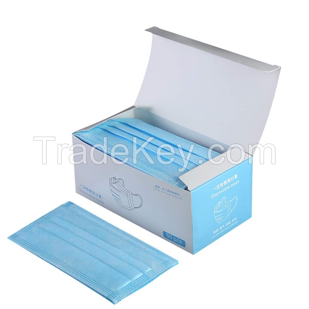  Disposable Medical Surgical Protection Dust Filter Face Masks 