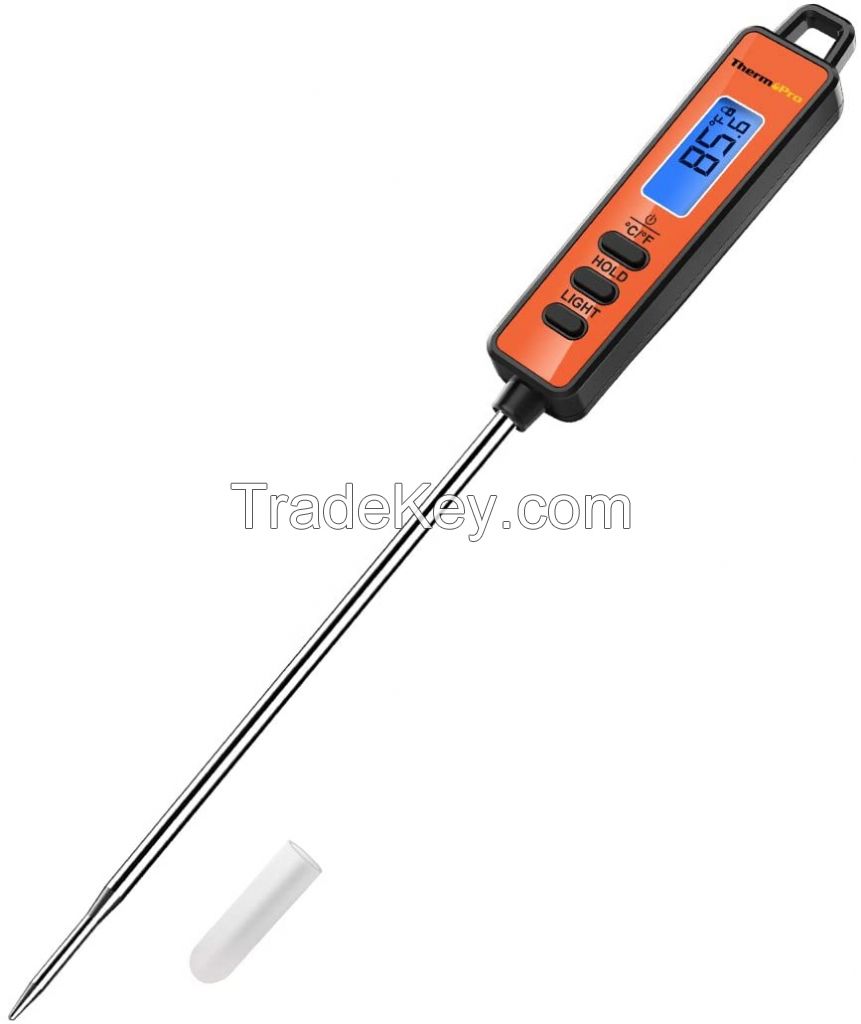 Thermopro Tp01a Instant Read Meat Thermometer With Long Probe Digital Food Cooking Thermometer