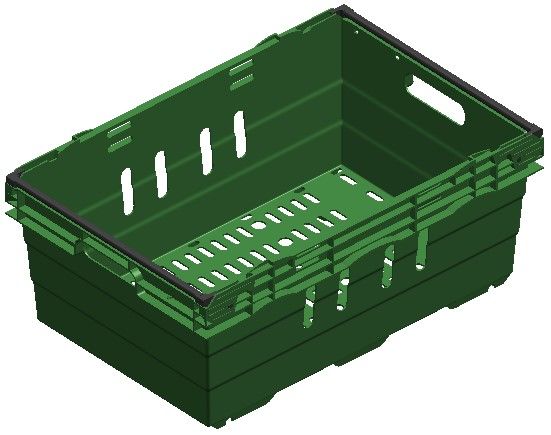 plastic crate for storage & transportation