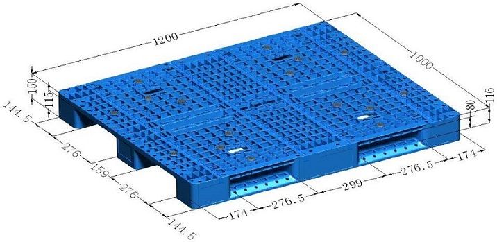 HDPE/PP Plastic Pallet 